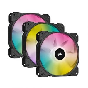 Corsair ICUE SP120 RGB Elite Cabinet Fan With Lighting Node Core (Triple Pack) CO-9050109-WW