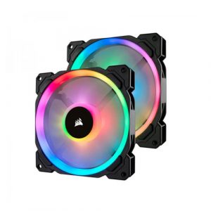 Corsair LL140 RGB 140mm Dual Light Loop RGB LED PWM Fan (Dual Pack)