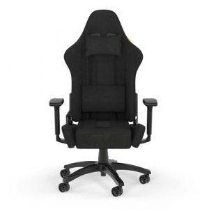 Corsair TC100 Fabric Relaxed Gaming Chair – Black/Black CF-9010051-WW