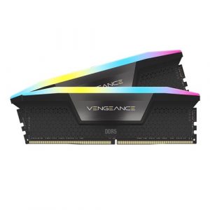 Corsair VENGEANCE RGB 32GB (2x16GB) DDR5 DRAM 7200MHz C34 Memory Kit — Black CMH32GX5M2X7200C34