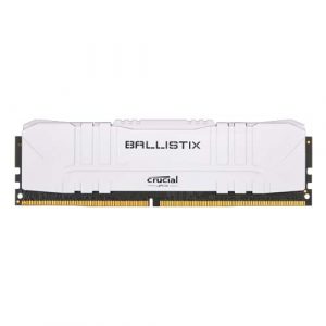 Crucial Ballistix 8GB DDR4-3600 Desktop Gaming Memory (White) BL8G36C16U4W