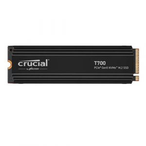 Crucial T700 1TB PCIe 5.0 x4 M.2 Internal SSD with Heatsink CT1000T700SSD5