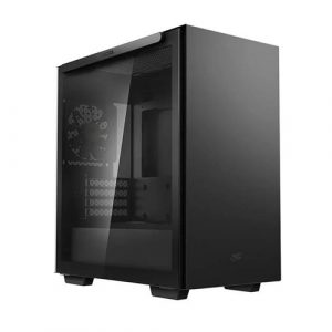 Deepcool MACUBE 110 (M-ATX) Mid Tower Black Cabinet With Tempered Glass Side Panel R-MACUBE110-BKNGM1N-G-1
