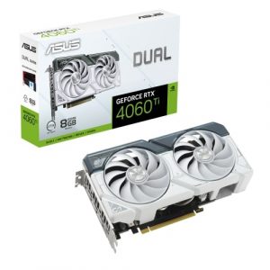 ASUS Dual GeForce RTX 4060 Ti White Edition 8GB GDDR6 Graphic Card