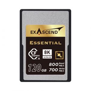 Exascend 120GB Essential Series CFexpress Type A Memory Card EXPC3EA120GB