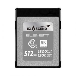 Exascend 512GB Element Series CFexpress Type B Memory Card EXPC3S512GB