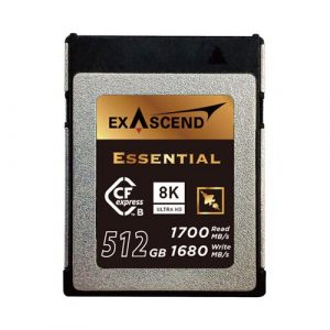 Exascend 512GB Essential Series CFexpress Type B Memory Card EXPC3E512GB