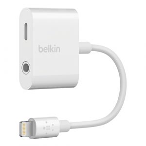 Belkin 3.5mm Audio   Charge RockStar Adapter (White) F8J212btWHT