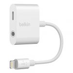 Belkin 3.5mm Audio   Charge RockStar Adapter (White) F8J212btWHT