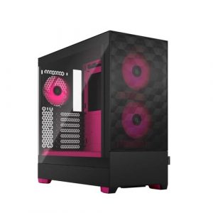 Fractal Design Pop Air RGB Magenta Core TG Clear Tint Tempered Glass Side Panel Mid Tower Cabinet FD-C-POR1A-03