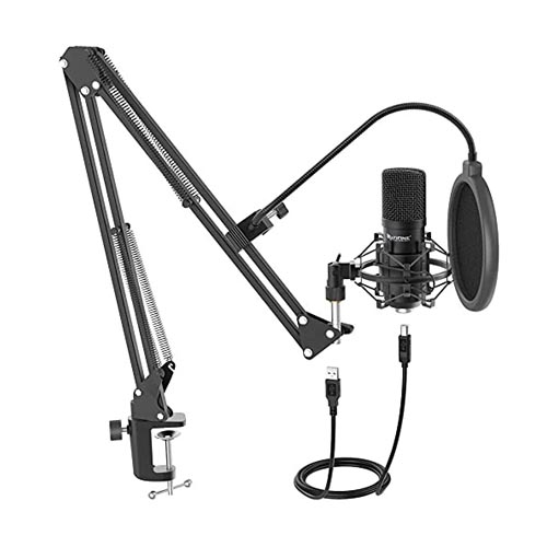  FIFINE Podcast Microphone Kit-USB PC Computer