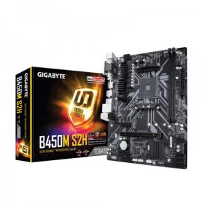 Gigabyte B450M S2H Motherboard (AMD Socket AM4/Ryzen Series CPU/MAX 32GB DDR4 3200MHZ MEMORY)