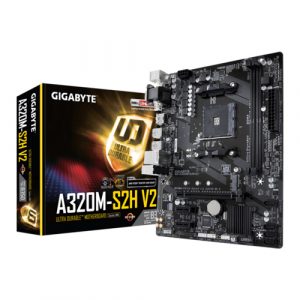 Gigabyte GA-A320M-S2H V2 AM4 Micro ATX AMD Motherboard