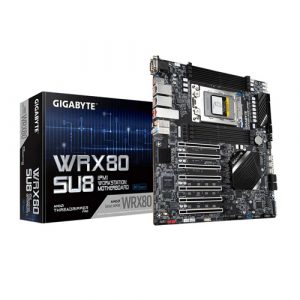 GIGABYTE WRX80-SU8-IPMI AMD sWRX8 4094 Socket CEB Workstation Motherboard with 7 PCIe 4.0 Slots and USB-C