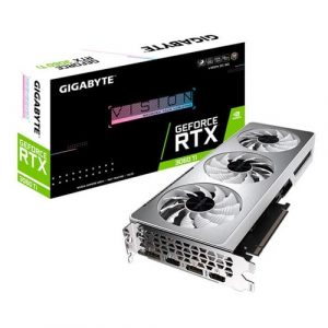 Gigabyte GeForce RTX 3060 TI Vision OC LHR 8GB GDDR6 256-Bit Gaming Graphic Card GV-N306TVision OC-8GD