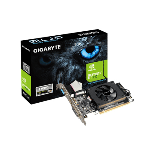 Gigabyte GV-N710D3-2GL (rev. 2.0) - graphics card - GF GT 710 - 2 GB