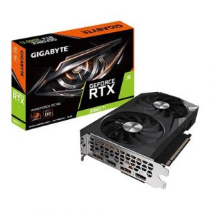 Gigabyte RTX 3060 Ti Windforce OC 8GB Graphic Card GV-N306TWF2OC-8GD