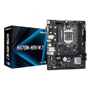 Asrock H470M-HDV/M.2 Intel H470 Micro ATX Motherboard