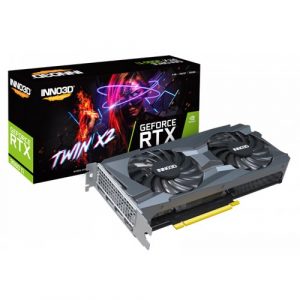 INNO3D GEFORCE RTX 3060 Ti TWIN X2 LHR Graphic Card N306T2-08D6-119032DH