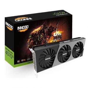 INNO3D GEFORCE RTX 4070 Ti X3 12GB GDDR6X Graphic Card N407T3-126X-186148N