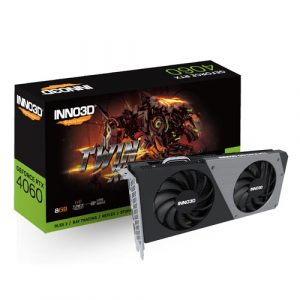 INNO3D GeForce RTX 4060 Twin X2 8GB Graphic Card N40602-08D6-173051N