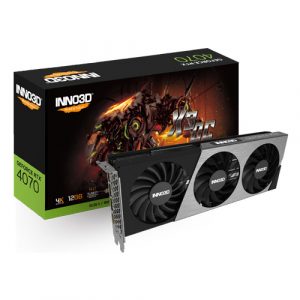 Inno3D GeForce RTX 4070 X3 OC 12GB GDDR6X Graphic Card N40703-126XX-185252L