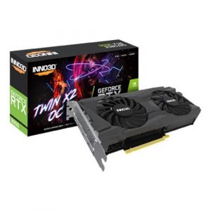 Inno3d RTX 3050 Twin X2 OC LHR 8GB Gaming Graphics Card N30502-08D6X-11902130