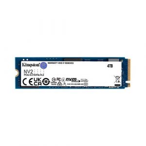 Kingston NV2 4TB PCIe M.2 NVMe Gen4 SSD SNV2S/4000G