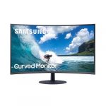 SAMSUNG 27 INCH CURVED GAMING MONITOR (1000R CURVED, AMD FREESYNC, 4MS RESPONSE TIME, FLICKER FREE, FHD VA PANEL, HDMI, DISPLAY PORT, SPEAKERS)  LC27T550FDWXXL
