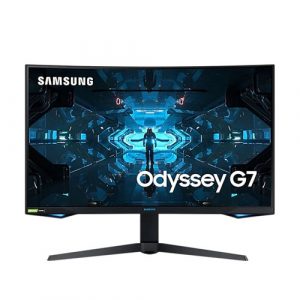 Samsung ODYSSEY G7 32 INCH CURVED Gaming MONITOR (1000R CURVED, 1MS Response Time, 240Hz Refresh Rate, FLICKER FREE, QHD VA PANEL, HDMI, Display Port)
