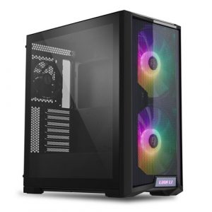 Lian Li Lancool 215 Mid Tower Black Cabinet With Tempered Glass Side Panel