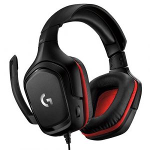 Logitech G331 Stereo Over Ear Gaming Black Headset With Mic