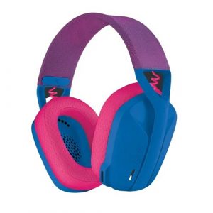 Logitech G435 Blue and Raspberry Wireless Gaming Headset With Mic 981-001063