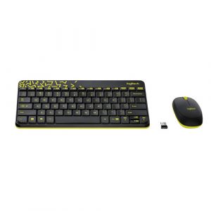 Logitech MK240 Nano Wireless USB Keyboard and Mouse BlackWhite