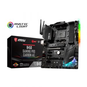 MSI B450 GAMING PRO CARBON AC AM4 Socket Motherboard