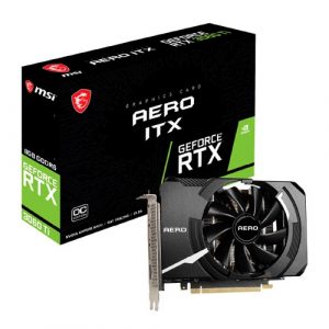 MSI GeForce RTX 3060 Ti AERO ITX 8G OC LHR 8GB GDDR6 Graphic Card