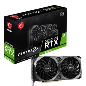 MSI GeForce RTX 3060 Ti Ventus 2X OC 8GB GDDR6X 256-Bit Gaming Graphics Card