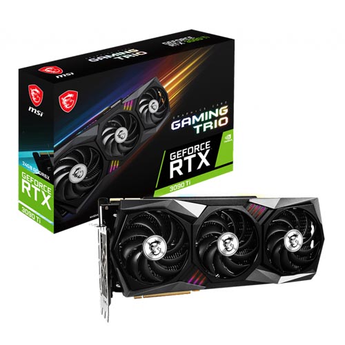 MSI GeForce RTX 3090 Ti GAMING TRIO 24G 24GB GDDR6X Graphic Card