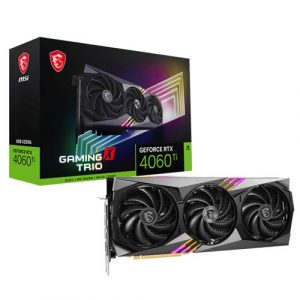 MSI GeForce RTX 4060 Ti GAMING X TRIO 8G Graphic Card