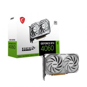 MSI GeForce RTX 4060 VENTUS 2X WHITE 8G OC Gaming Graphic Card