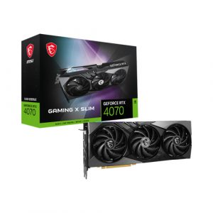 MSI GeForce RTX 4070 GAMING X SLIM 12G Gaming Graphic Card