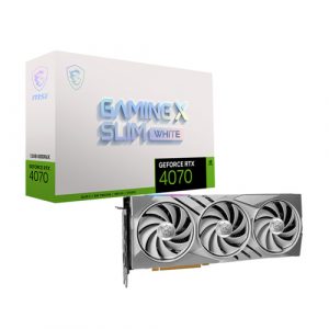 MSI GeForce RTX 4070 GAMING X SLIM WHITE 12G Gaming Graphic Card
