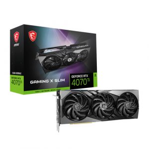 MSI GeForce RTX 4070 Ti GAMING X SLIM 12G Gaming Graphic Card