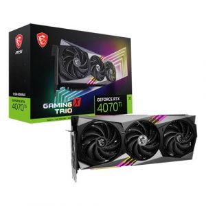 MSI GeForce RTX 4070 Ti GAMING X TRIO 12G Graphic Card