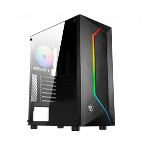 MSI MAG VAMPIRIC 100R ARGB (ATX) MID TOWER CABINET WITH TEMPERED GLASS SIDE PANEL (BLACK)