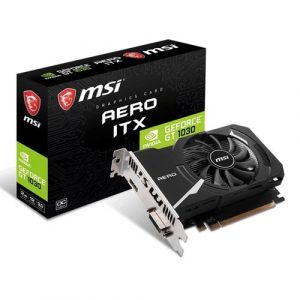 MSI NVIDIA GeForce GT 1030 AERO ITX 2GD4 OC Graphics Card