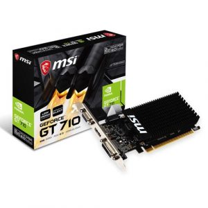 MSI NVIDIA GeForce GT 710GT 2GB DDR3 Graphic Card GT 710 2GD3H LP
