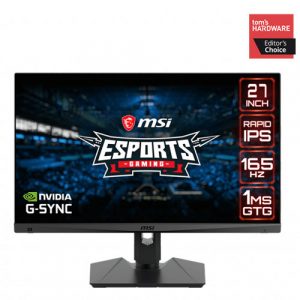 MSI OPTIX MAG274QRF-QD 27 INCH GAMING MONITOR (NVIDIA G-SYNC, 1MS RESPONSE TIME, 165HZ REFRESH RATE, FRAMELESS, WQHD IPS PANEL, HDMI, DISPLAY PORT, TYPE-C)