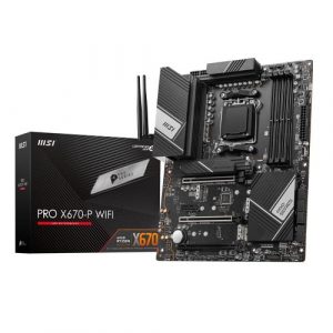 MSI PRO X670-P WIFI DDR5 AM5 AMD Ryzen 7000 Series ATX Motherboard