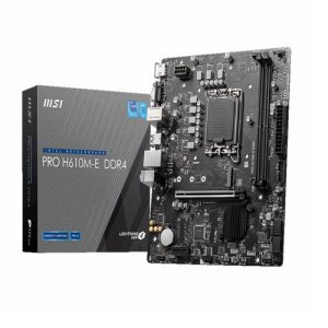 MSI Pro H610M-E DDR4 Motherboard PRO-H610M-E-DDR4